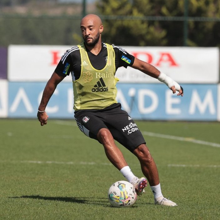 Beşiktaş'ta Ghezzal ve Redmond takımla çalıştı