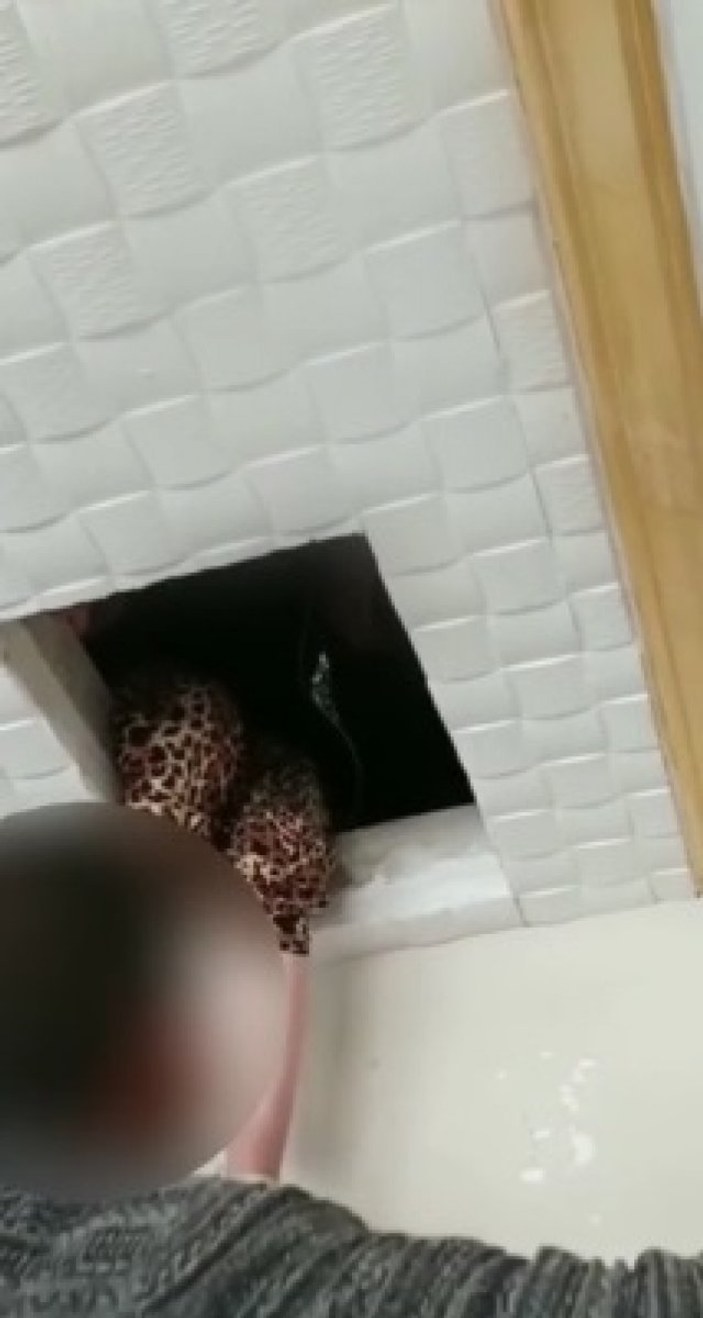 Kayseri’de kadın hırsız çatıda yakalandı
