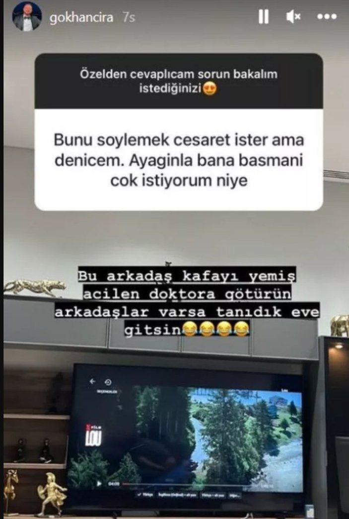 Gökhan Çıra, takipçisinin teklifini paylaştı