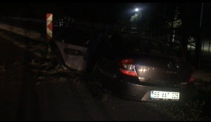 Edirne’de otomobil huzurevinin duvarına çarptı