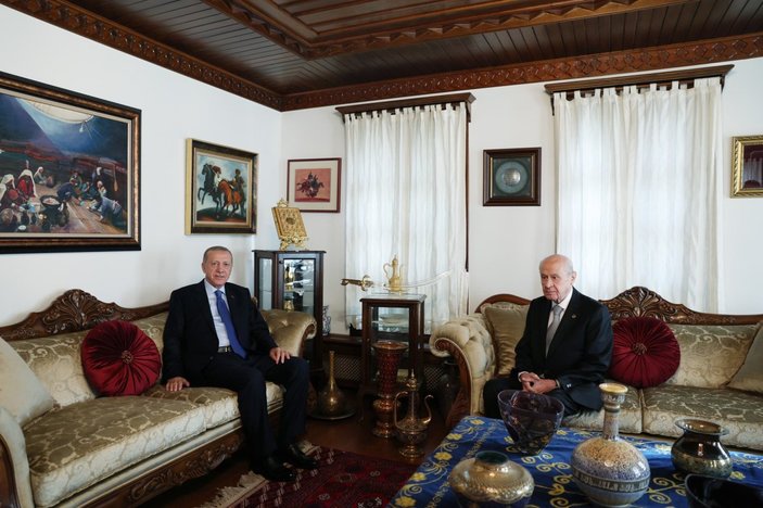Ankara'da Erdoğan - Bahçeli görüşmesi