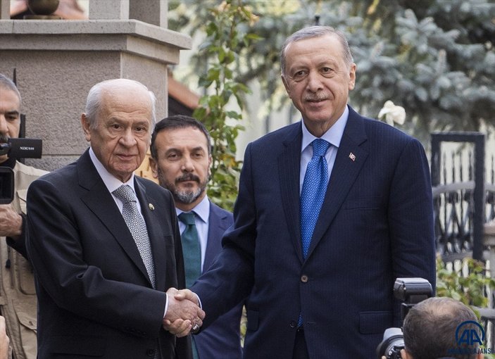 Ankara'da Erdoğan - Bahçeli görüşmesi