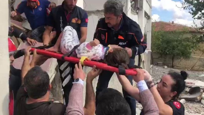 Kırşehir'de doğalgaz patlaması: Yaralılar var