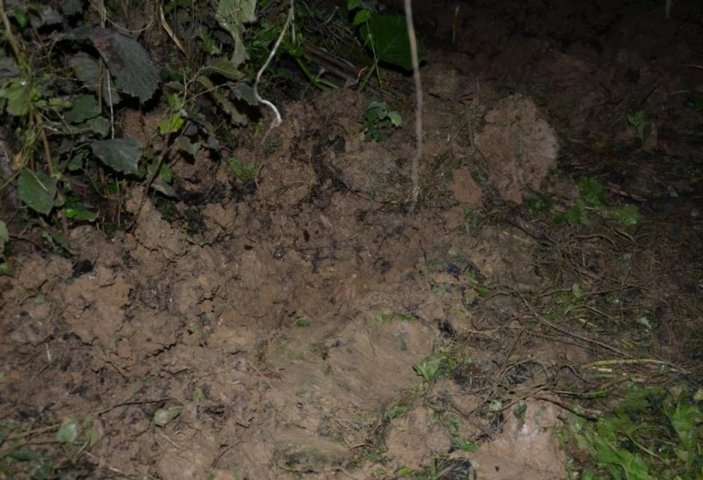 Ordu'da toprağa gömülü bebek cesedi bulundu