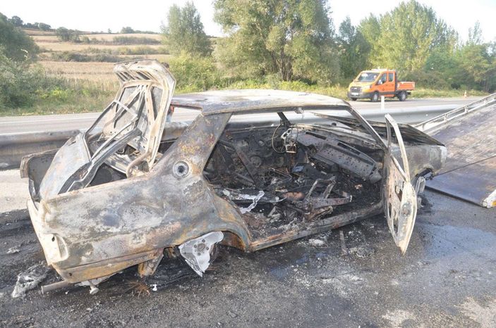 Tekirdağ'da aracın içinde patlayan oksijen tüpü can aldı