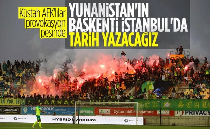 Fenerbahçe, provokatif Rum taraftarlara cevabı sahada verdi