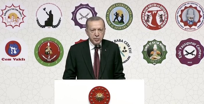 Cumhurbaşkanı Erdoğan yeni cemevlerinin açılışını yaptı