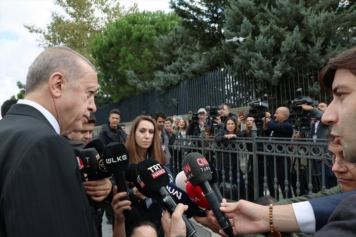 Cumhurbaşkanı Erdoğan: Miçotakis bana cevap yetiştirmeye kalktı