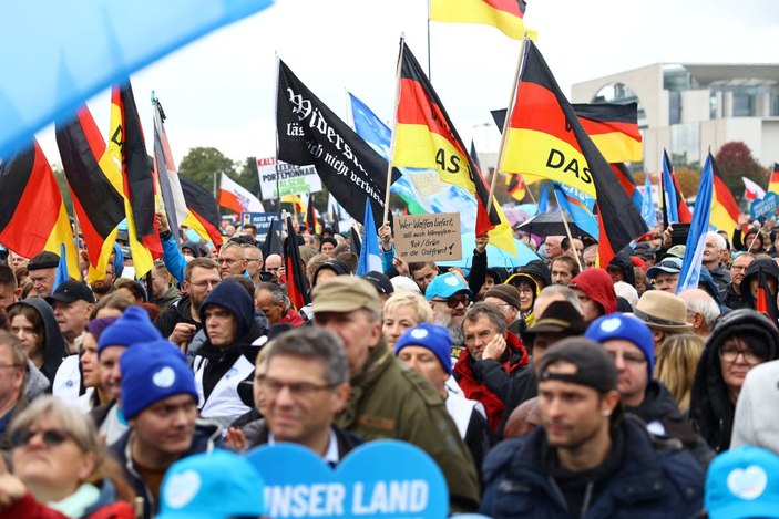 Almanya’da hükümetin enerji politikaları protesto edildi