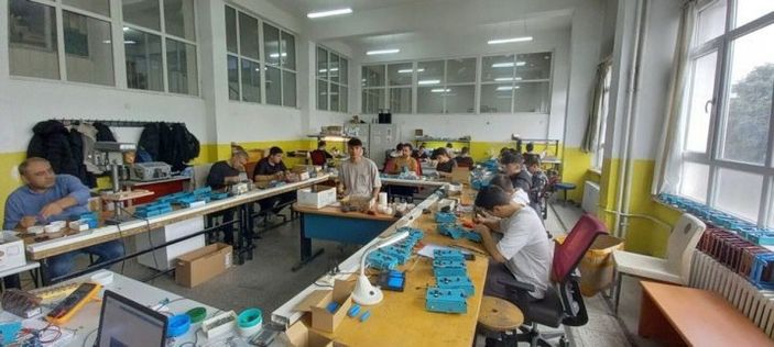 i Ankara'da liselilerden yerli teknolojiye katkı
