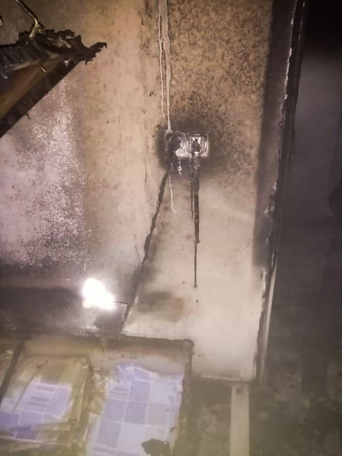 Gümüşhane’de, elektrikli battaniyeden çıkan yangın can aldı
