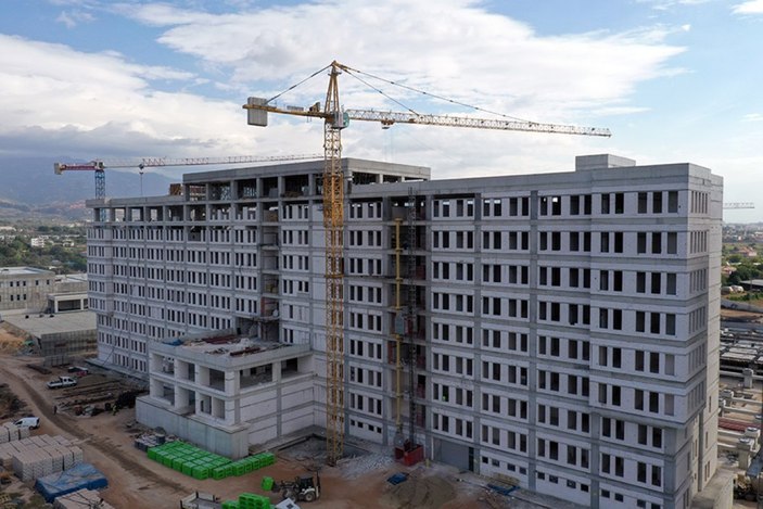 Aydın Şehir Hastanesi inşaatının yüzde 65'i tamamlandı