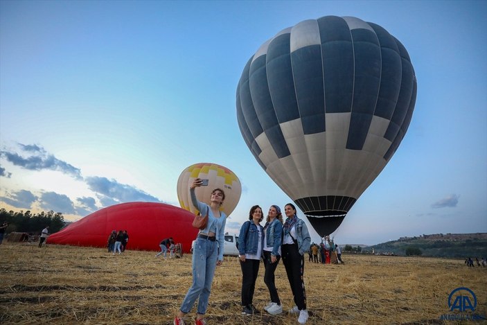 Diyarbakır Sur Kültür Festivali'nde Kapadokya'yı kıskandıracak balon manzaraları