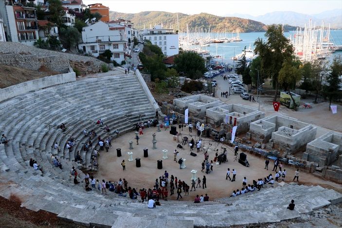 Fethiye'de Telmessos Antik Tiyatrosu yeniden açıldı