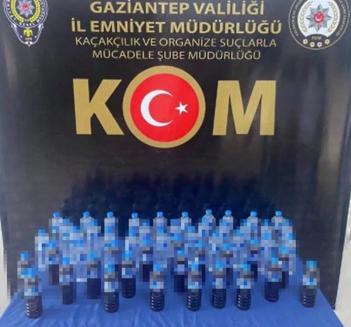 Gaziantep'te sahte alkol kaçakçılarına operasyon