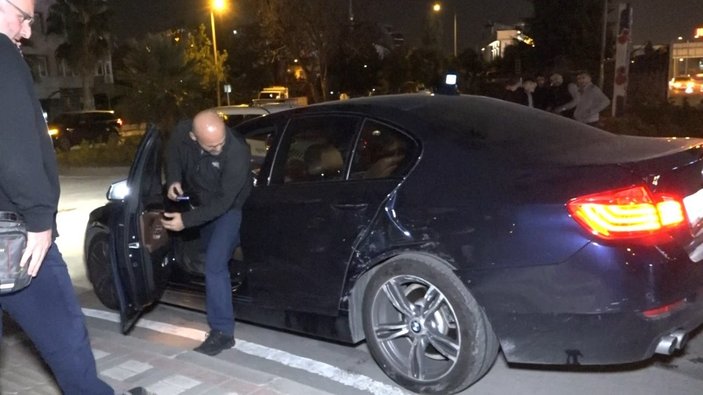 Bursa'da takla atan araçta, şoförün eşi ve çocukları yaralandı