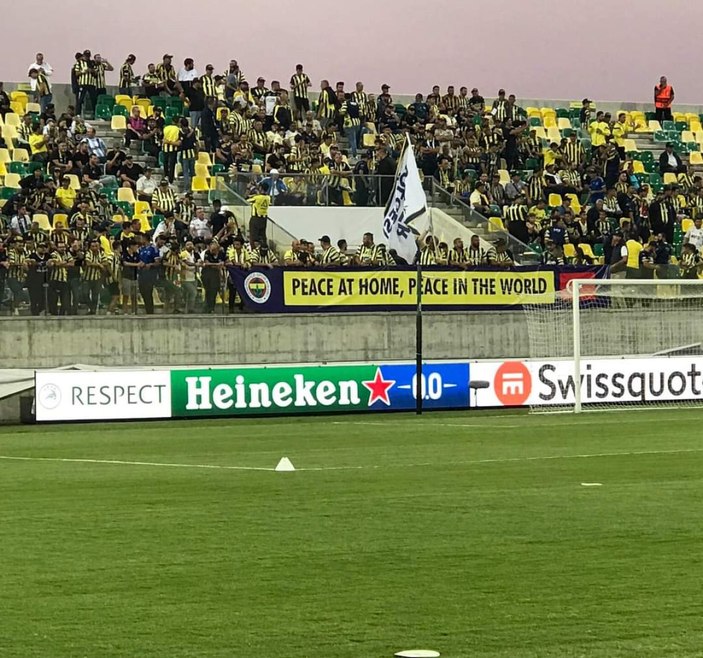 AEK Larnaca'dan çirkin provokasyon