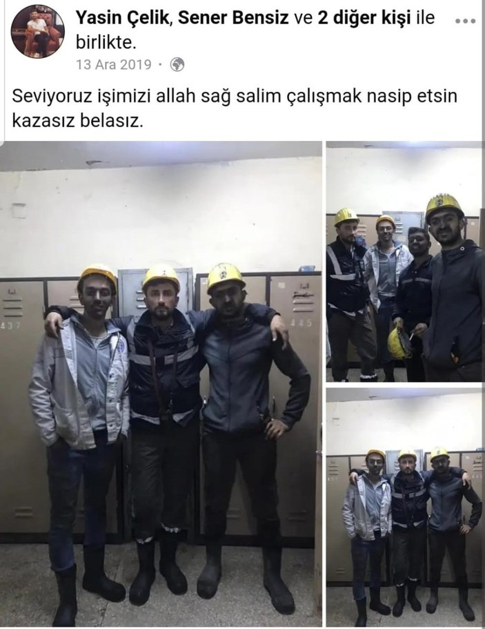 Bartın'daki maden şehidinin paylaşımı yürekleri yaktı