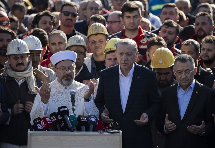 Ali Erbaş, Bartın'da maden kazasında hayatını kaybedenler için dua etti