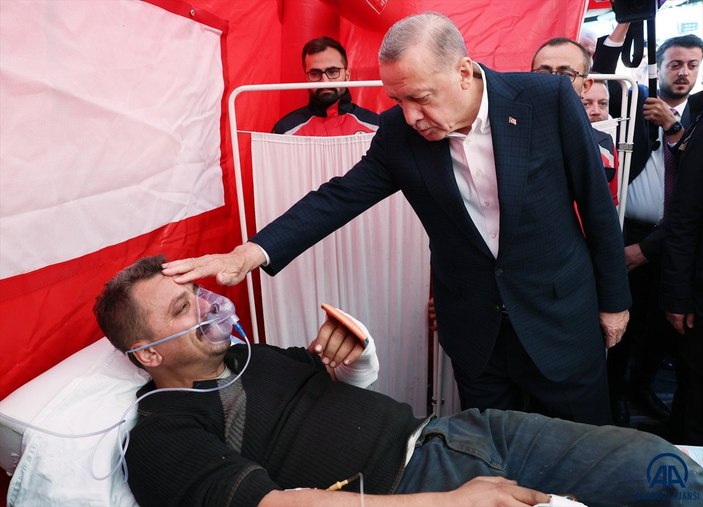 Cumhurbaşkanı Erdoğan Bartın'da incelemelerde bulundu