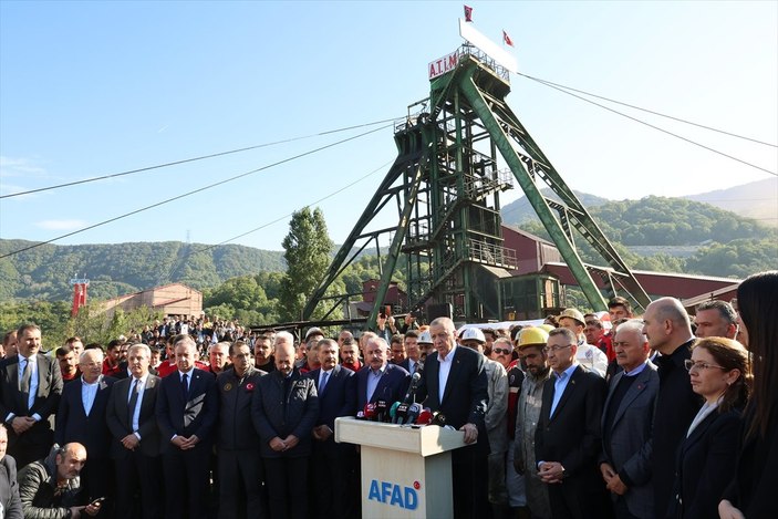 Cumhurbaşkanı Erdoğan Bartın'da incelemelerde bulundu