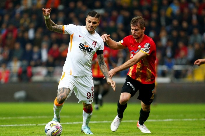 Galatasaray, Kayserispor'a mağlup oldu