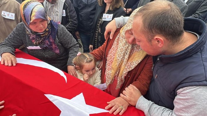 Maden şehidi Okan Akgül’ün kızının yürek yakan vedası