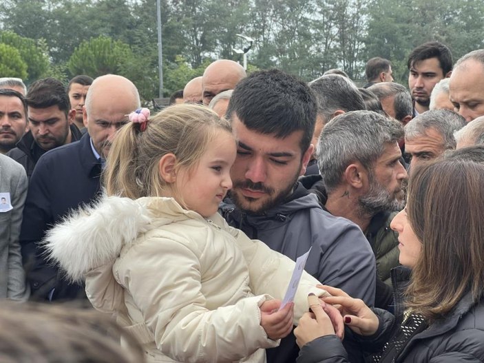 Maden şehidi Okan Akgül’ün kızının yürek yakan vedası