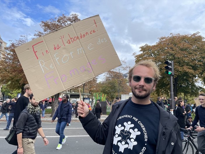 Fransa'da hayat pahalılığını protesto ettiler