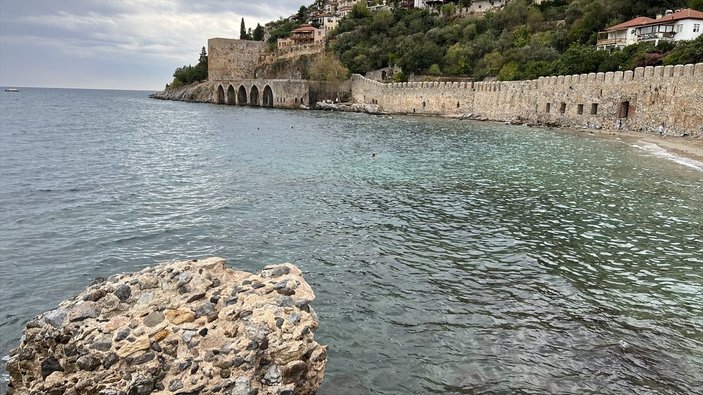 Alanya Kalesi'nde Roma dönemine ait tersane bulundu