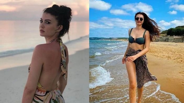 Burcu Özberk sütyensiz pozuyla alev alev yaktı! 