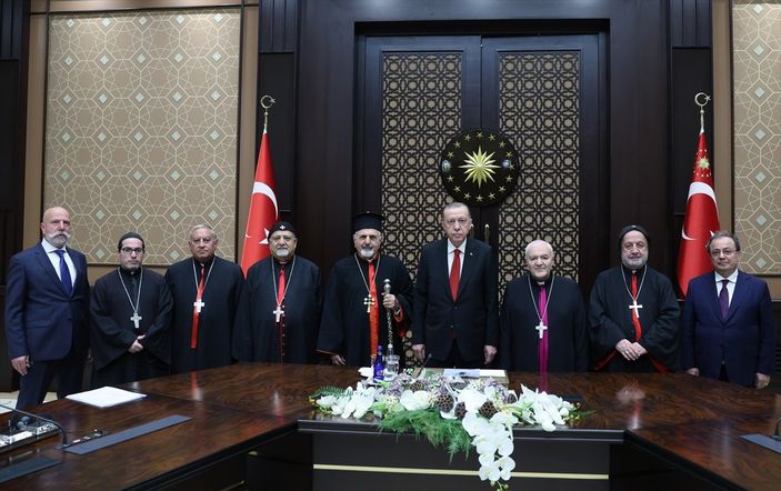 Cumhurbaşkanı Erdoğan, Süryani heyetini kabul etti