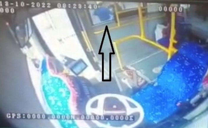 Gaziantep'te öldürülen otobüs şoförünün saldırıya uğradığı anlar kamerada