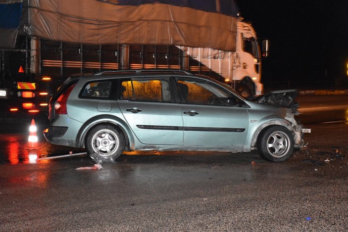 Kırıkkale'de kaza yapan tanker sürücüsü yoluna devam etti