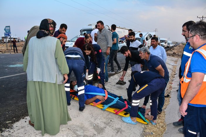 Mardin’de trafik kazası: 8 yaralı