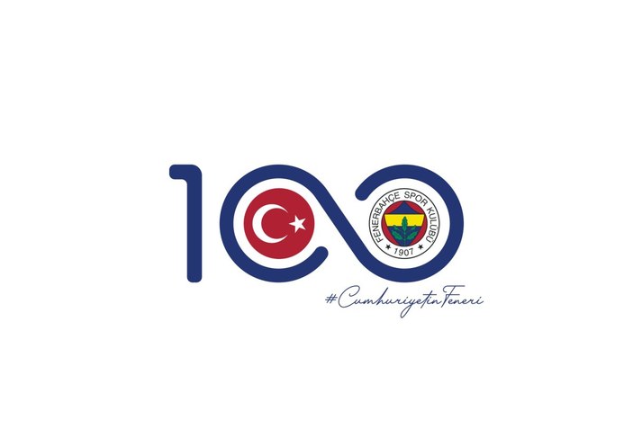 Fenerbahçe'den Cumhuriyet'in 100'üncü yılına özel logo