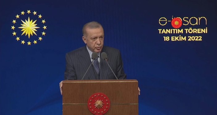 Cumhurbaşkanı Erdoğan, e-İnsan Programı'na katıldı