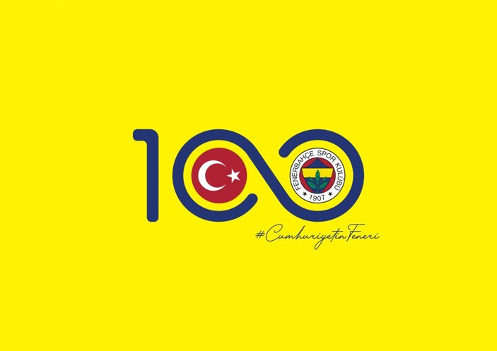 Fenerbahçe'den Cumhuriyet'in 100'üncü yılına özel logo