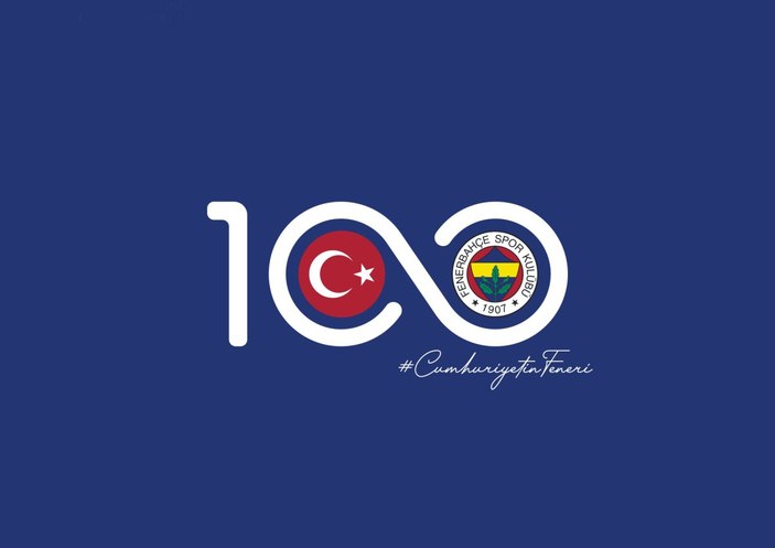 Fenerbahçe'den Cumhuriyet'in 100'üncü yılına özel logo