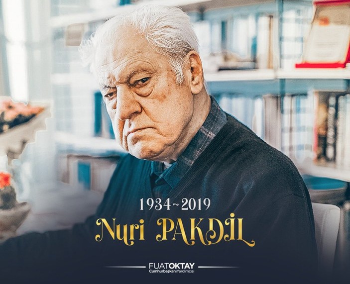 Fuat Oktay, edebiyatçı Nuri Pakdil'i vefatının 3'üncü yılında rahmetle andı