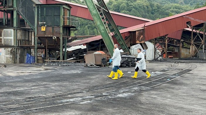Bilirkişi heyeti Amasra'daki maden sahasında