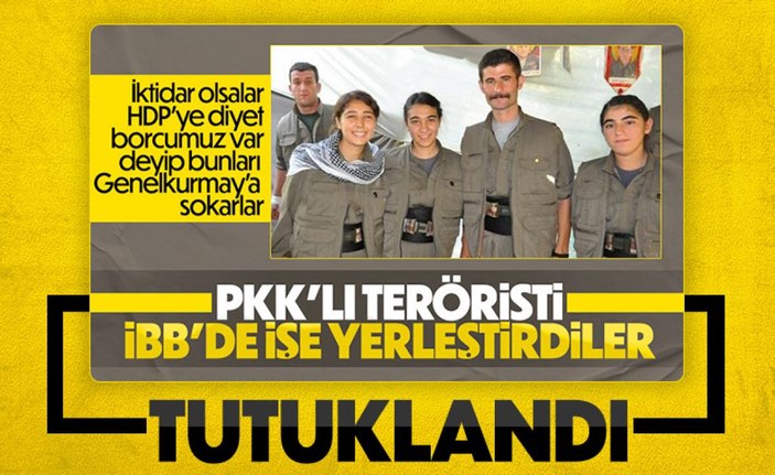 PKK'lılarla fotoğrafı çıkan İBB çalışanı görüntüleri inkar etti