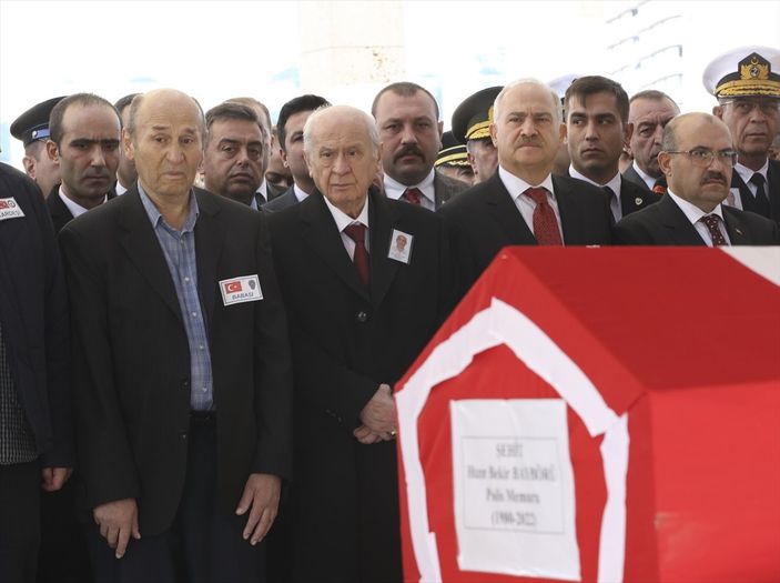 Şehit polis memuru Hızır Bekir Baybörü son yolculuğuna uğurlandı