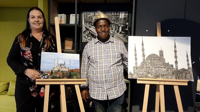 Güney Afrikalı sanatçılar çalışmalarını Türkiye'de sergiliyor