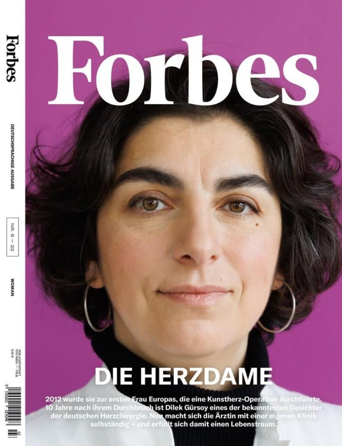 Türk doktor Dilek Gürsoy Almanya'da Forbes'e kapak oldu