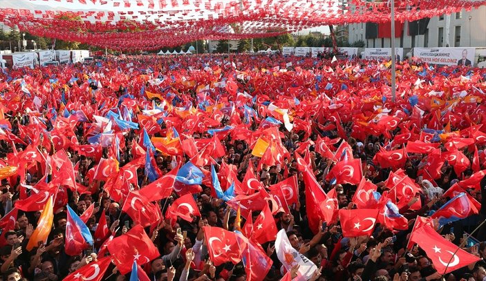 Cumhurbaşkanı Erdoğan'a Malatya'da coşkulu karşılama
