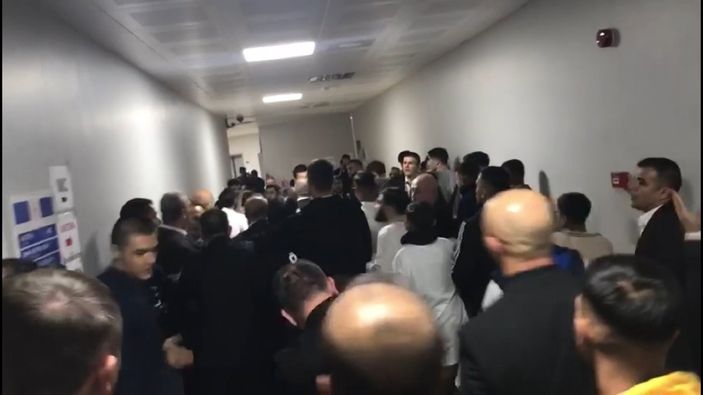 Kocaeli’de seyircilerle özel güvenlik arasında kavga