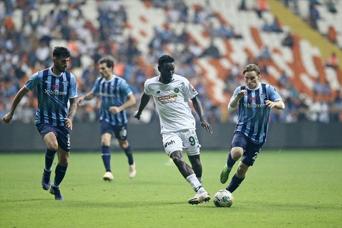 Adana Demirspor ile Konyaspor berabere kaldı