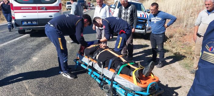 Giresun’da, trafik kazasında 5 kişi yaralandı