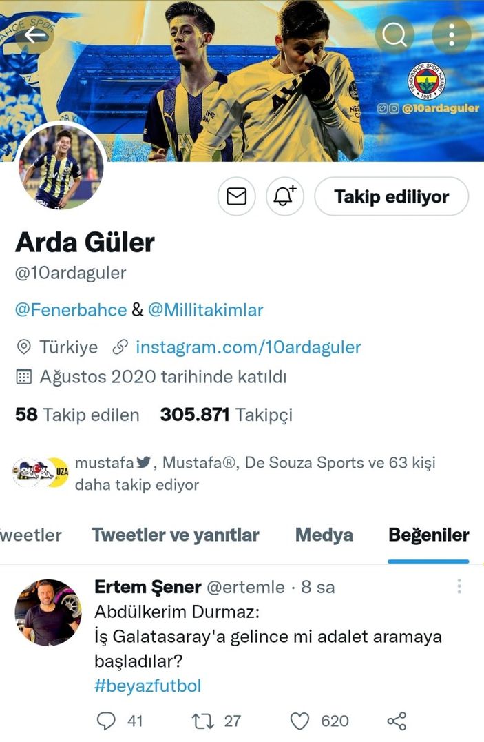 Arda Güler'den Galatasaraylıları kızdıran beğeni